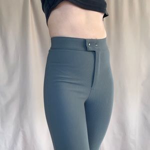 grey American Apparel riding pants